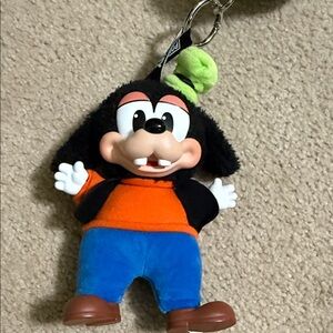 Popmart- Disney Goofy Plush Keychain - Orange and Blue